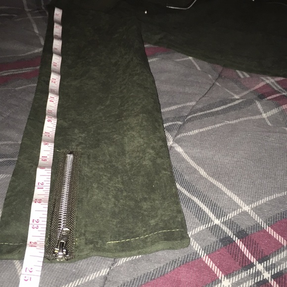 🧣Host Pick🧣Faux suede, Army green jacket - Picture 7 of 7